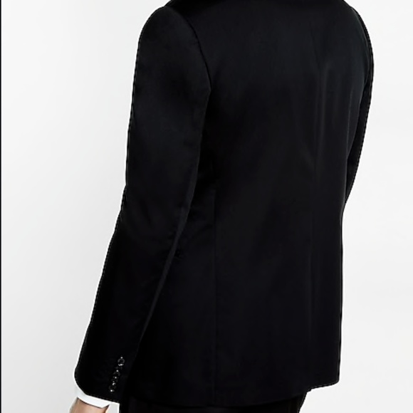 LAST CHANCE! Express Slim Cotton Sateen Tuxedo - Picture 2 of 4
